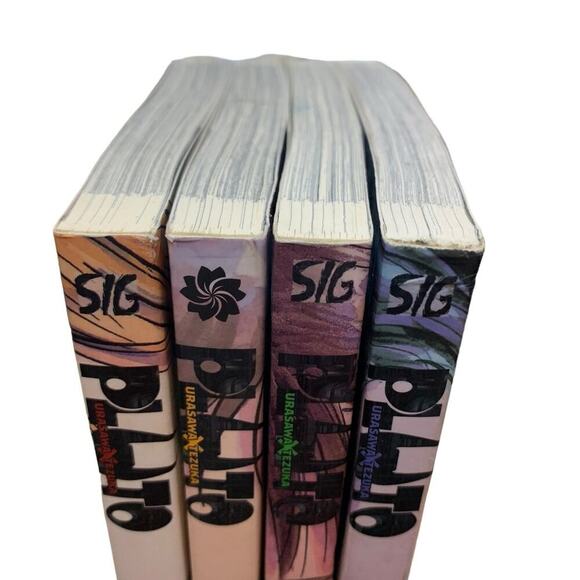 Pluto Manga Vol.‎ 1-4 English Language Viz Media - Picture 3 of 5